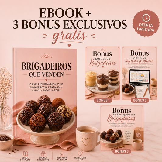 Ebook Brigadeiros que Venden + 3 BONUS