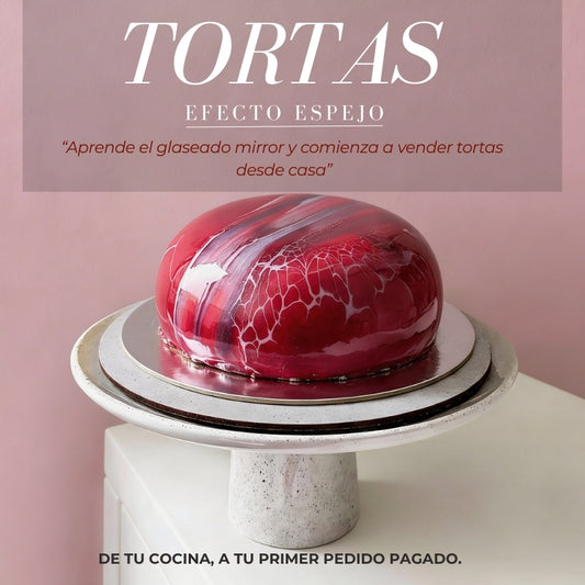 GUIA "CREA TU TORTA EFECTO ESPEJO" + 3 BONUS